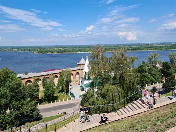 091-Вид со смотровои площадки Нижегородского кремля